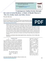 Apprehending The Contemporary Indian Society Through The Lens of Social Realism-A Study of Shashi Tharoor's