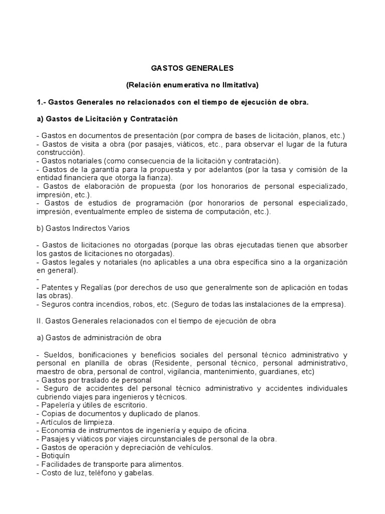 Gastos Generales PDF Seguro Bancos