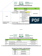 Level K Term 3 Week 6 Exam Material