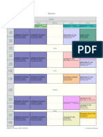 2ºB1, Año 2022 (Horario Académico)