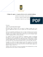 La Privatización de Las Aguas y Consecuencias en Chile