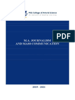 05 Ma Journalism and Mass Communication