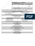 FICHA DE PROCESO Proyectos I+D General