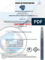 Azimi Steel Metal Products Coating Co. L.L.C 9001 Ukascert