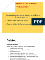 Materi Perkuliahan 2-4 Definisi Operasi Vektor