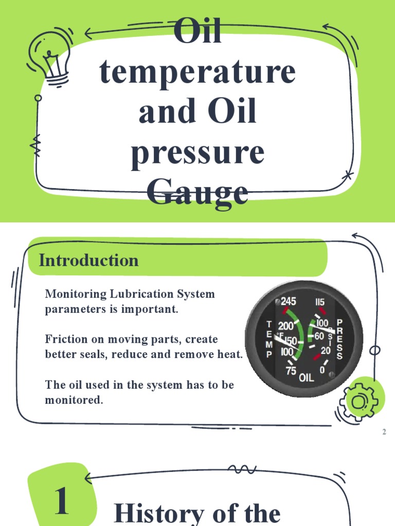 Oil Pressure and Temperature Gauges | PDF | Pressure Measurement ...