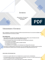 Inventories - Lower of Cost and NRV