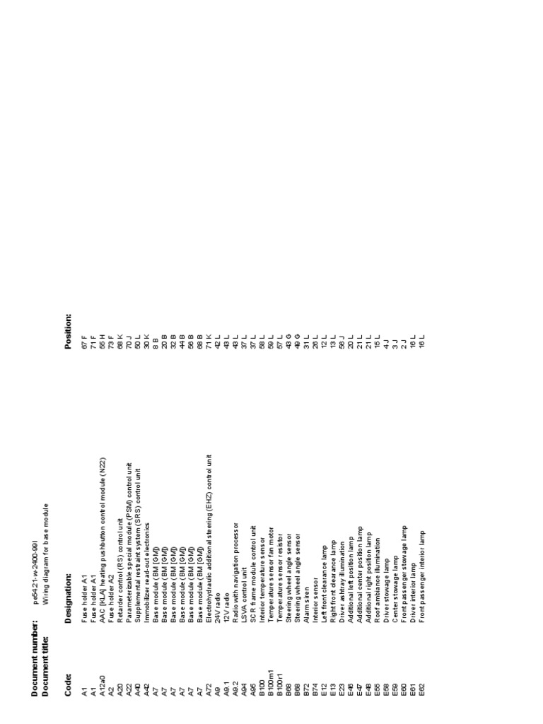Base Module Wiring Diagram | PDF | Fuse (Electrical) | Mechanical ...