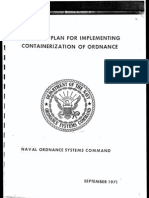 1971 - USN EO Containerisation Plan