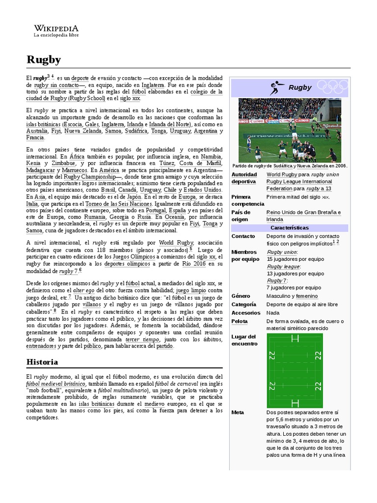 Rugby | PDF