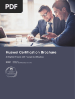 Huawei Certification Brochure 2021