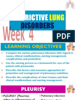 Wk4 Restrictive Lung Disorders