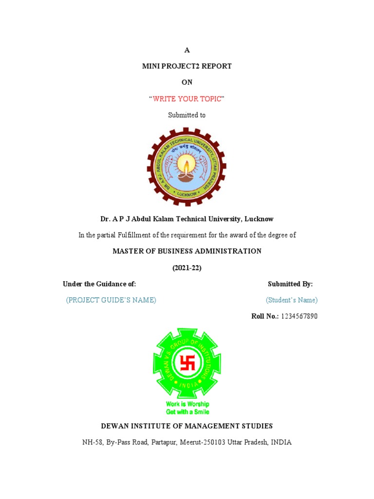 Cover Page | PDF | Technology & Engineering