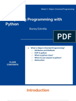 Computing Programming With Python (W5)