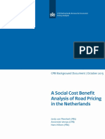 CPB Background Document Social Cost Benefit Analysis Road Pricing Netherlands