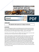 Korus MacDonald - Y10 Ecology Inquiry - Save Our Native Species WORKBOOK