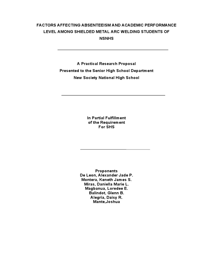 factors-affecting-absenteeism-and-academic-performance-level-among