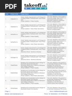 Takeoff Edu Group Electrical Title List