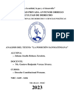 Analisis de La Lectura de Sem.01 - Derecho Constitucional Peruano