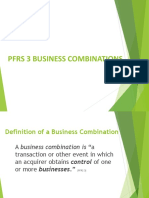 PFRS 3 - Business Combinations