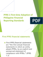 PFRS 1 - FIRST-TIME ADOPTION OF PFRSs