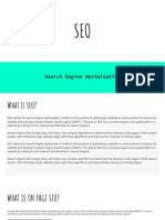 Search Engine Optimisation