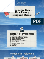 Presentasi Tugas Kelompok Dua Matkul Pengantar Bisnis