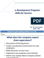 Supervisory Development