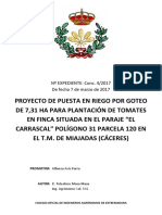 Proyecto Riego Pol 31 Par 120