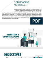 Lesson 6 - Assertions and Counterclaims