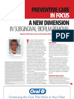 A New Dimension in Subgingival Biofilm Removal - PPD September 2011