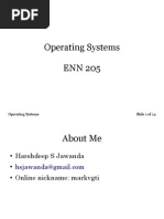 Operating Systems ENN 205