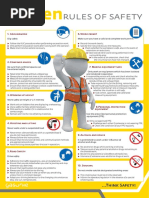 EHS Absolute Rules for Huawei Projects | PDF | Personal Protective ...