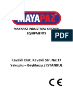 Technical Manual - Tilting Bratt Pan - MayaPaz M-DTE 1290