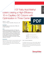 GC Fatty Acid Methyl Esters