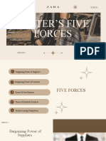 Porter'S Five Forces: Modern SCM201