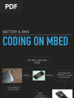 Battery & BMS: Coding On Mbed