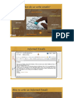 Writing An Informal Email