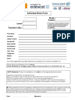 Individual Registration Form