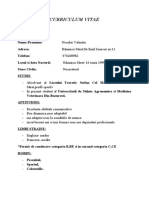 Curriculum Vitae Neculai Valentin