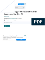 CHCCCS025 Support Relationships With Carers and Families EK - PDF - Caregiver