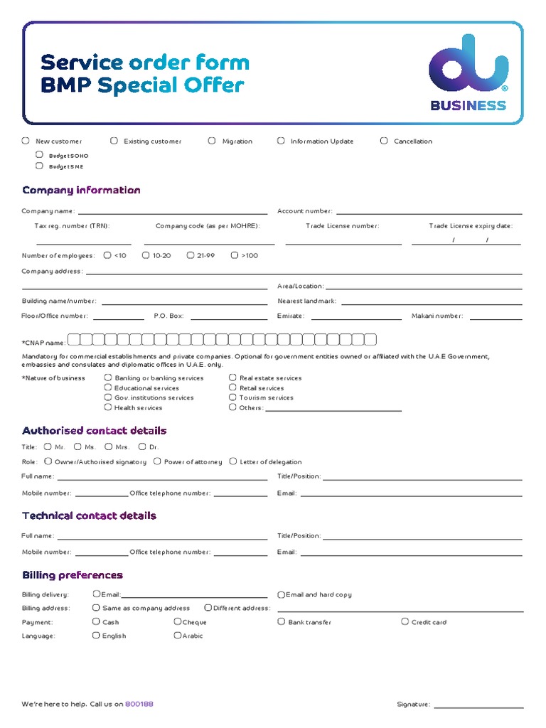 Updated Business Unlimited Form | PDF | Roaming | Mobile App