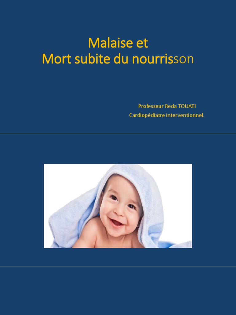 14 - Malaise Et Mort Subite Du Nourrisson | PDF | Médecine clinique ...