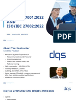 Updates in The New Editions of ISO 27001 2022 and ISO 27002 2022 v5