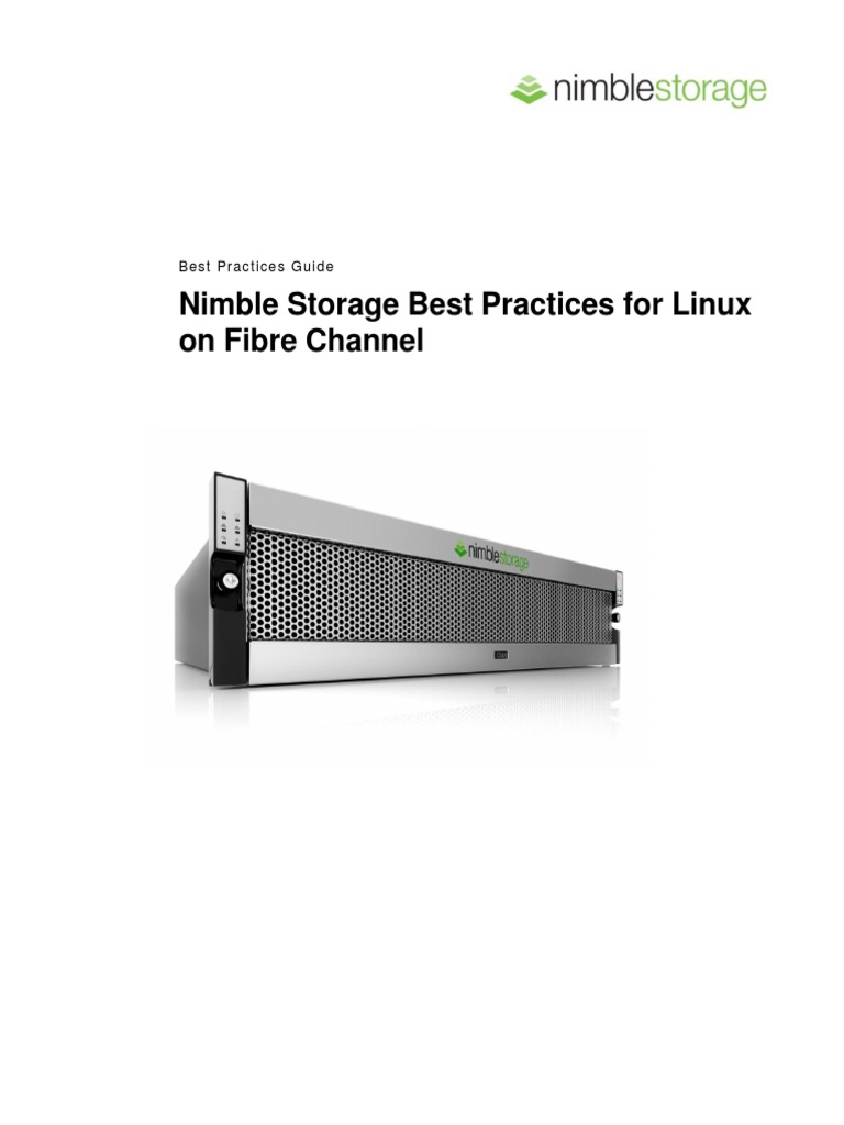 BPG Nimble Storage Linux Fibre Channel PDF