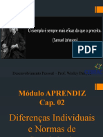 Módulo APRENDIZ - Cap 02 - Diferenças Individuais e Normas de Convivência