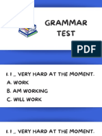 Grammar Test