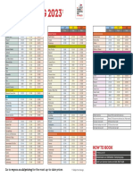 2023 Season Dates and Pricing