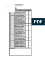 Lista de Cotejo Observaciones de Clase