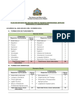 Plan de Estudio BTP en Desarrollo Agropecuario